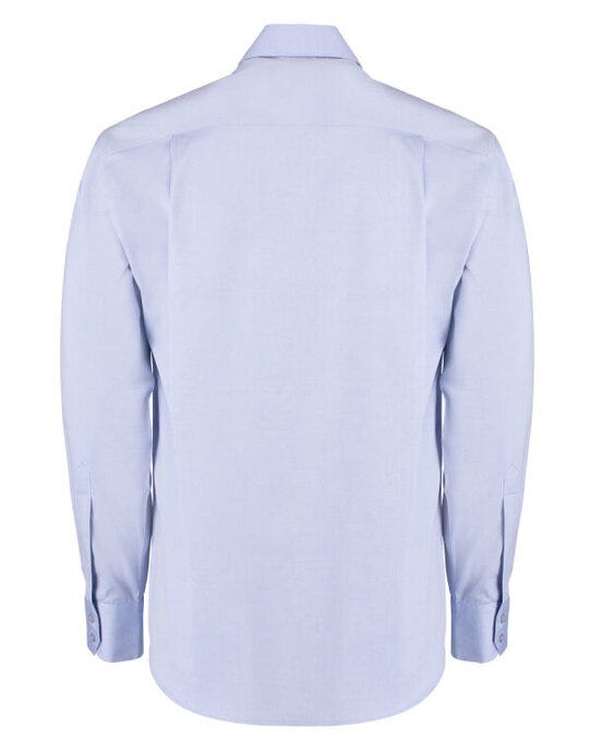 Kustom Kit KK118 Mens LS Premium Oxford Shirt - Light Blue