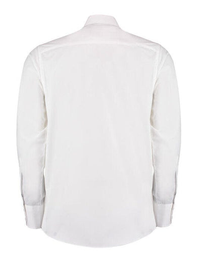 Kustom Kit KK131 Men LS Tailored Busines Shirt - White