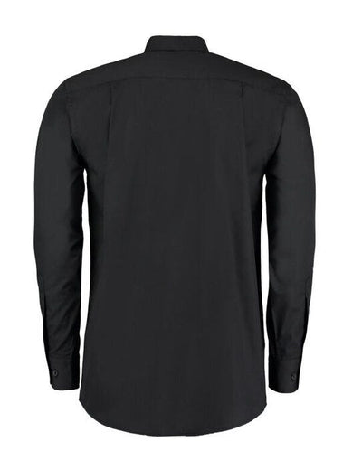 Kustom Kit KK140 Mens LS Workforce Shirt - Black