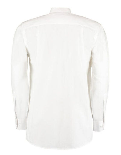 Kustom Kit KK140 Mens LS Workforce Shirt - White