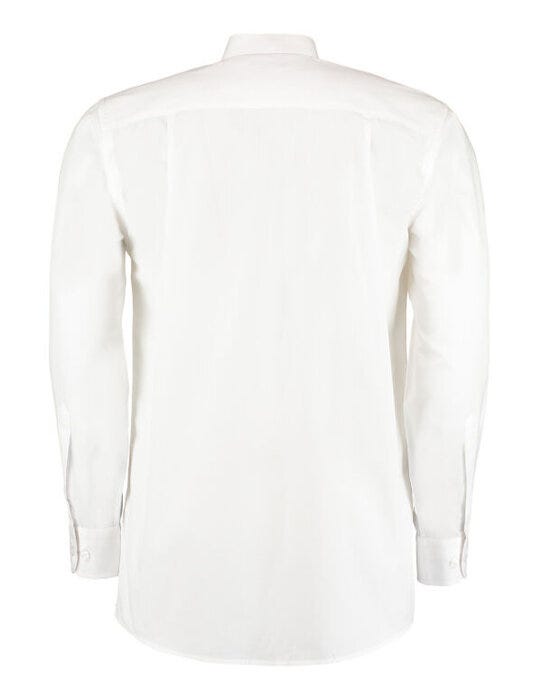 Kustom Kit KK140 Mens LS Workforce Shirt - White
