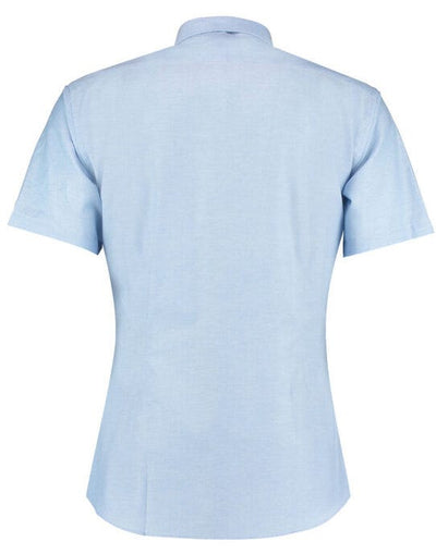 Kustom Kit KK183 Mens SS Slim Workwear Shirt - Light Blue