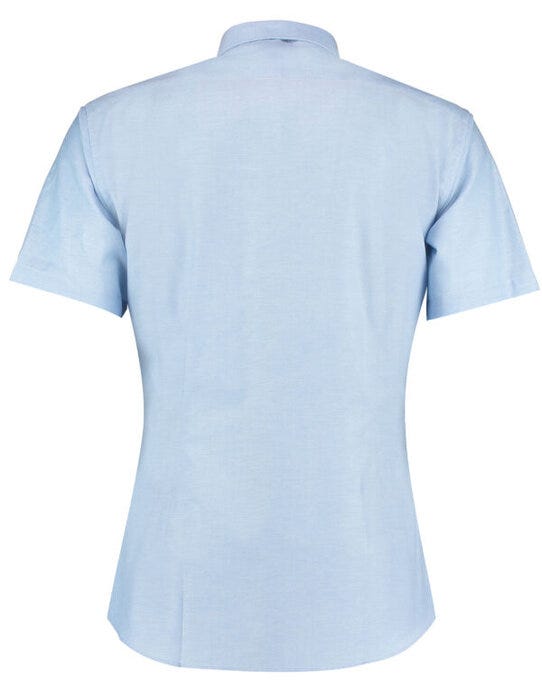 Kustom Kit KK183 Mens SS Slim Workwear Shirt - Light Blue