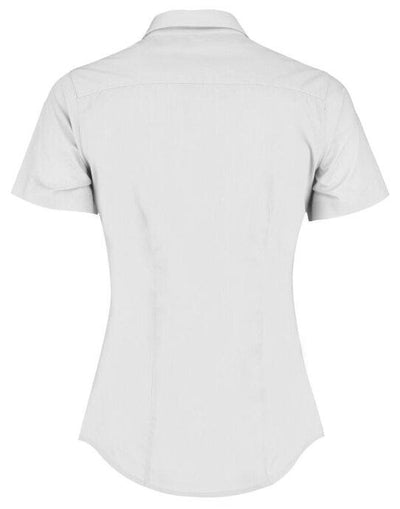 Kustom Kit KK241 Lady SS Tailored Poplin Shirt - White