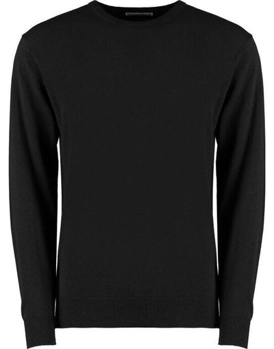 Kustom Kit KK253 Men Arundel Crew Neck Sweater - Black
