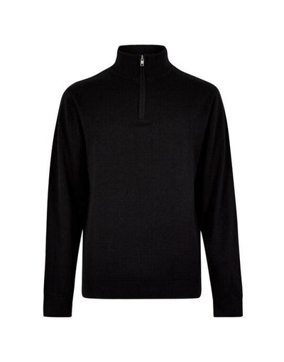 Kustom Kit KK254 Arundel 1/4 Zip Sweater - Black