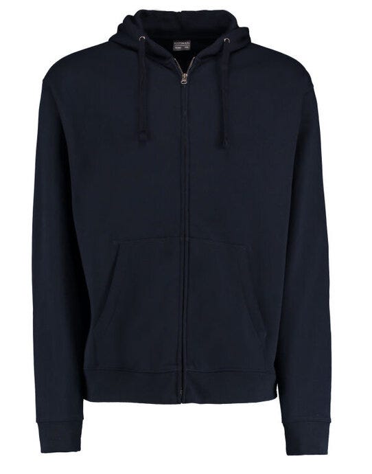 Kustom Kit KK303 Mens Superwash Zipped Hoodie - Navy