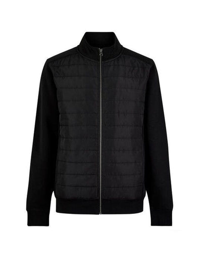 Kustom Kit KK331 Quilted Full Zip Sweatshirt - Black