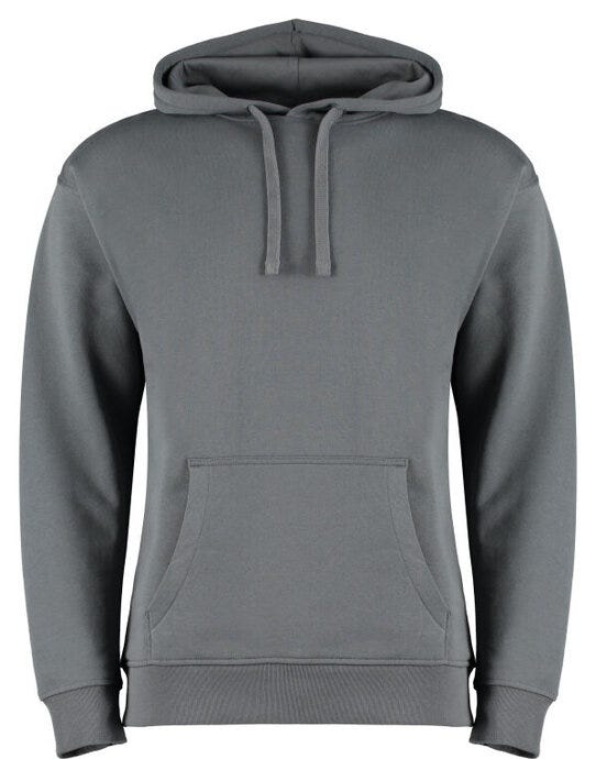 Kustom Kit KK333 Mens Regular Fit Hoodie - Dark Grey