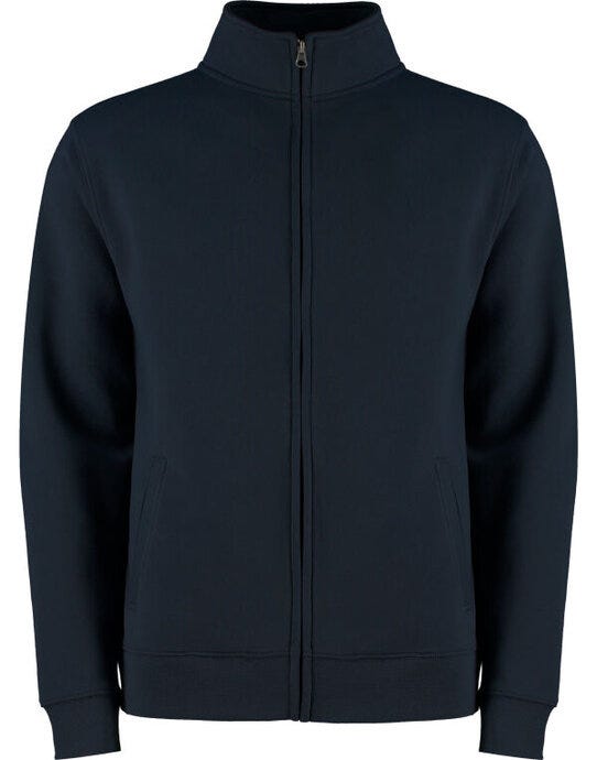 Kustom Kit KK334 Mens Regular Fit Zipped Sweat - Navy