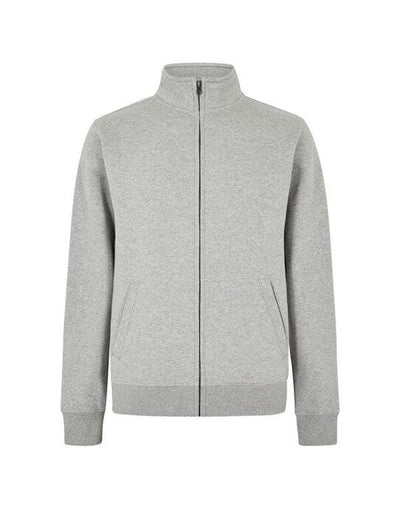 Kustom Kit KK334 Mens Regular Fit Zipped Sweat - Heather Grey