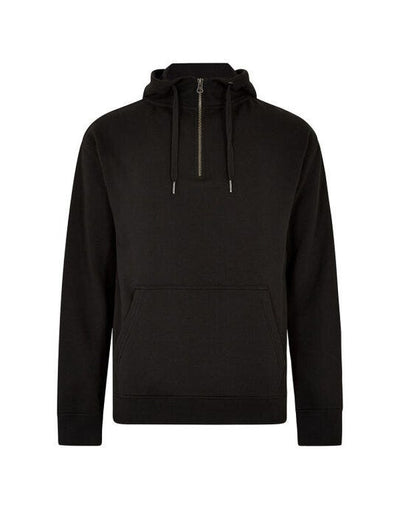 Kustom Kit KK336 Regular Fit 1/4 Zip Hoodie - Black