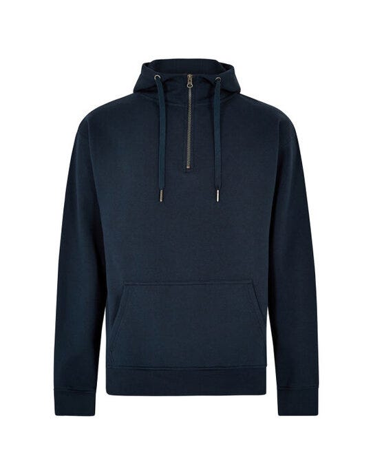 Kustom Kit KK336 Regular Fit 1/4 Zip Hoodie - Navy
