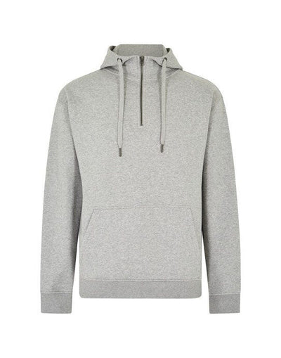 Kustom Kit KK336 Regular Fit 1/4 Zip Hoodie - Heather Grey