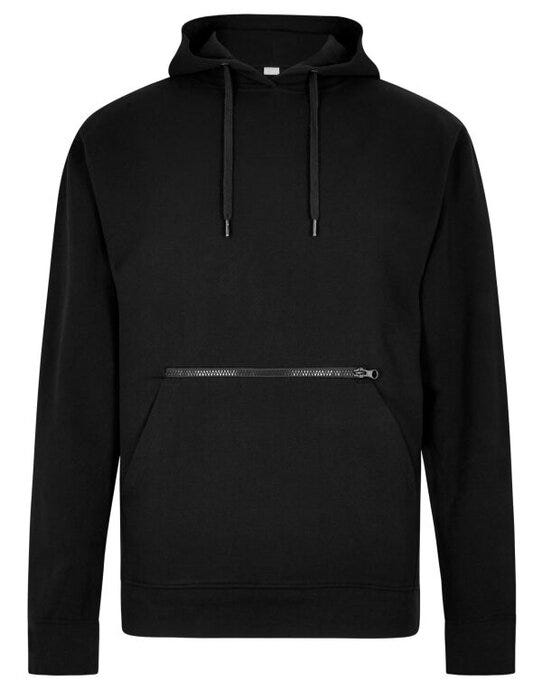 Kustom Kit KK338 Regular Fit Pique Hoodie - Black