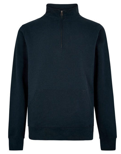 Kustom Kit KK339 1/4 Zip Pique Sweatshirt - Navy