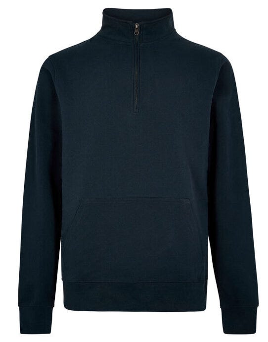 Kustom Kit KK339 1/4 Zip Pique Sweatshirt - Navy