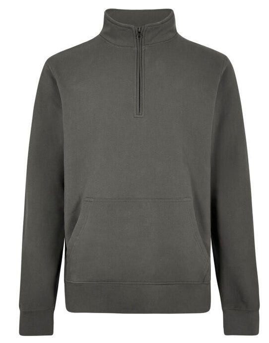 Kustom Kit KK339 1/4 Zip Pique Sweatshirt - Dark Grey
