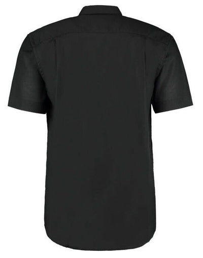 Kustom Kit KK350 Men SS Classic Workwear Shirt - Black
