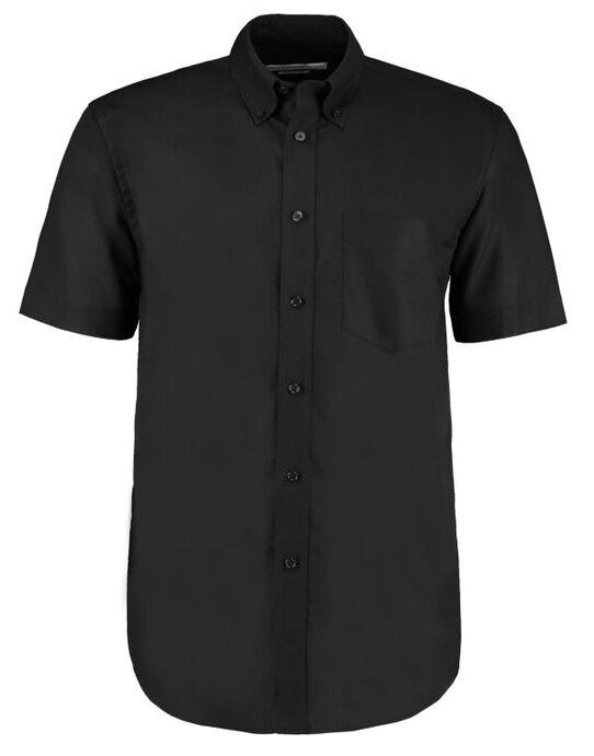 Kustom Kit KK350 Men SS Classic Workwear Shirt - Black