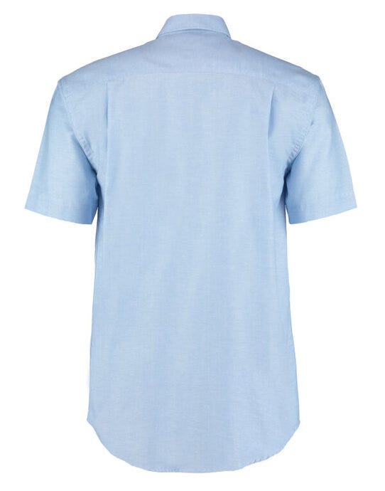 Kustom Kit KK350 Men SS Classic Workwear Shirt - Light Blue