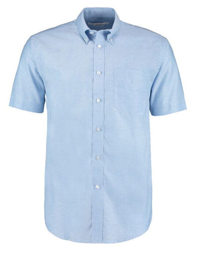 Kustom Kit KK350 Men SS Classic Workwear Shirt - Light Blue