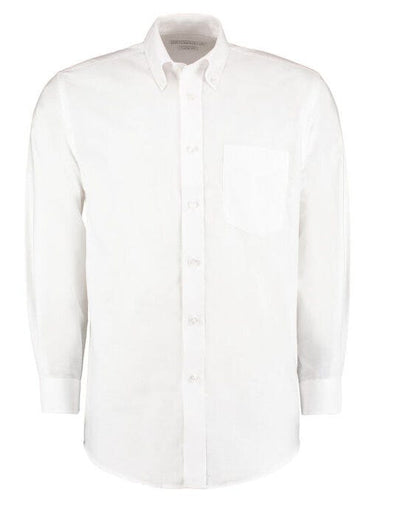 Kustom Kit KK351 Men LS Classic Workwear Shirt - White
