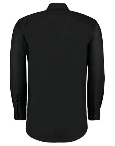 Kustom Kit KK351 Men LS Classic Workwear Shirt - Black