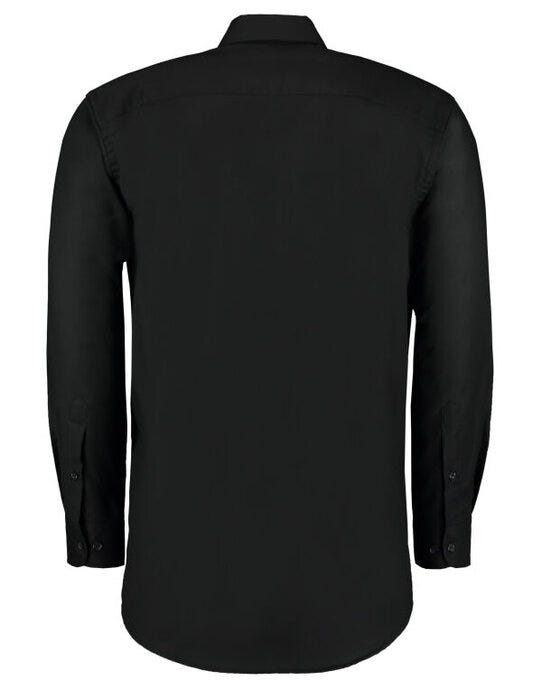 Kustom Kit KK351 Men LS Classic Workwear Shirt - Black