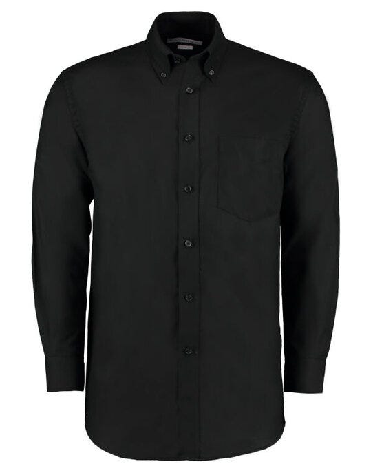 Kustom Kit KK351 Men LS Classic Workwear Shirt - Black