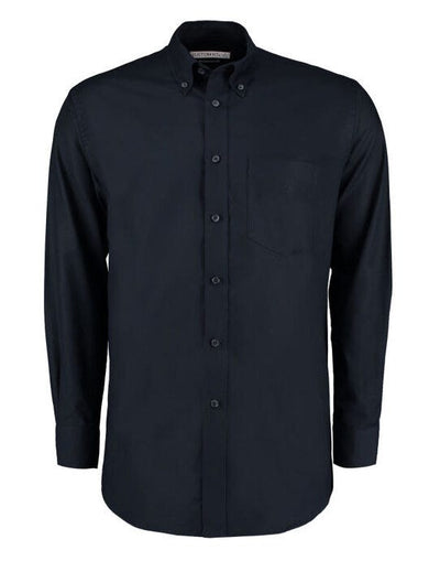 Kustom Kit KK351 Men LS Classic Workwear Shirt - French Navy