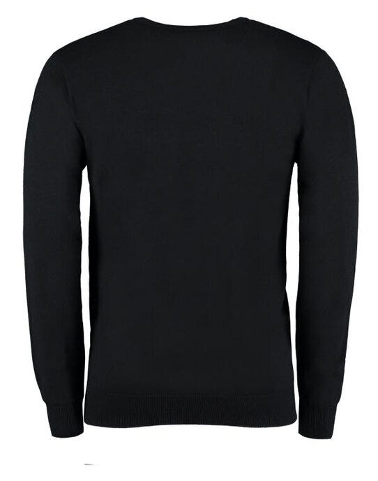 Kustom Kit KK352 Mens Arundel V Neck Sweater - Black