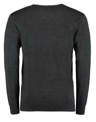 Kustom Kit KK352 Mens Arundel V Neck Sweater - Graphite