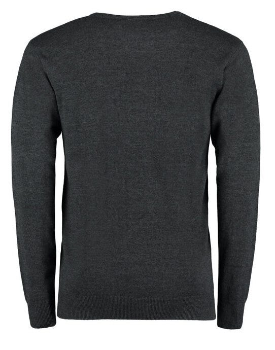 Kustom Kit KK352 Mens Arundel V Neck Sweater - Graphite