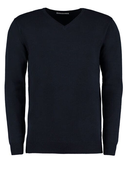 Kustom Kit KK352 Mens Arundel V Neck Sweater - Navy