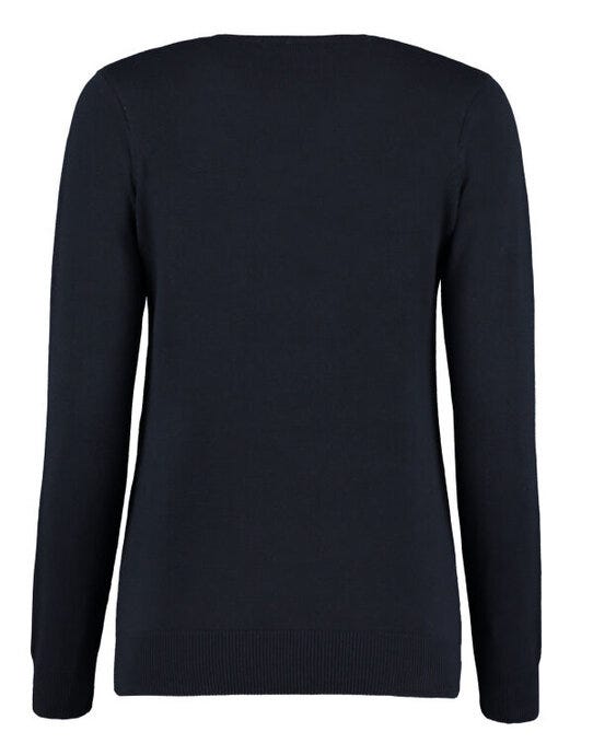 Kustom Kit KK353 Ladies Arundel V Neck Sweater - Navy