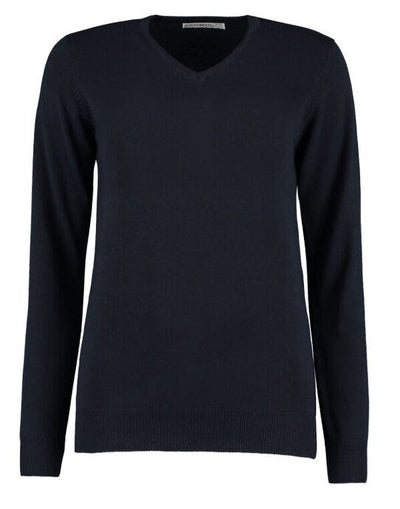 Kustom Kit KK353 Ladies Arundel V Neck Sweater - Navy