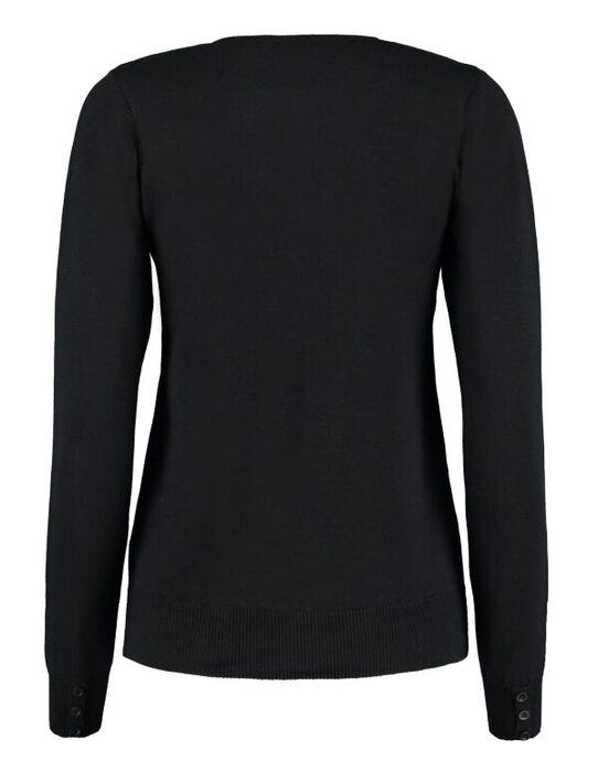Kustom Kit KK355 Lady Arundel Crew Cardigan - Black