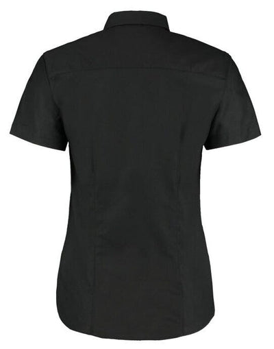 Kustom Kit KK360 Ladies SS Workwear Shirt - Black