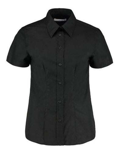 Kustom Kit KK360 Ladies SS Workwear Shirt - Black