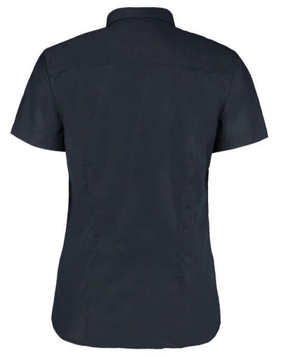 Kustom Kit KK360 Ladies SS Workwear Shirt - French Navy