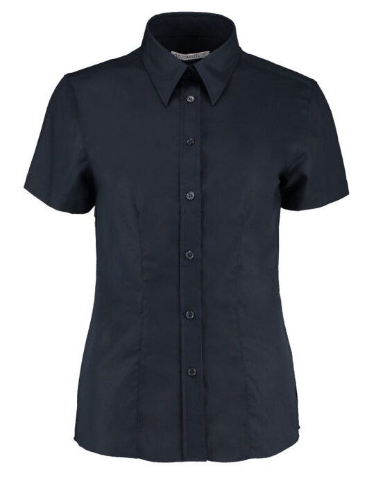 Kustom Kit KK360 Ladies SS Workwear Shirt - French Navy