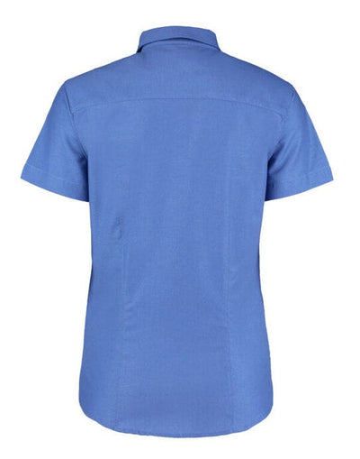 Kustom Kit KK360 Ladies SS Workwear Shirt - Italian Blue