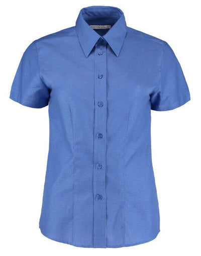 Kustom Kit KK360 Ladies SS Workwear Shirt - Italian Blue