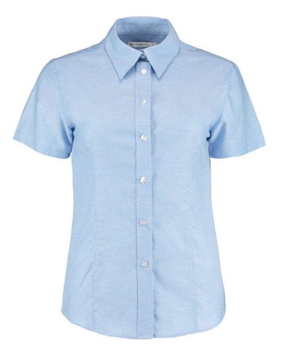 Kustom Kit KK360 Ladies SS Workwear Shirt - Light Blue