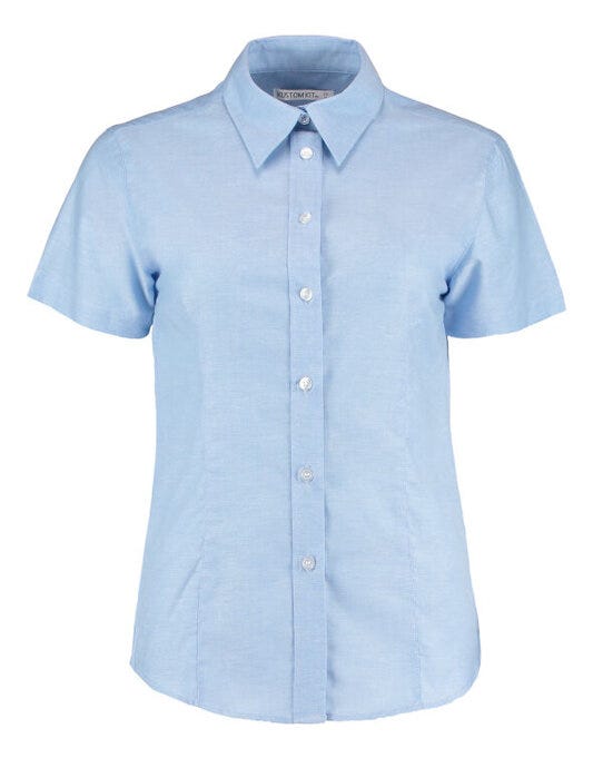 Kustom Kit KK360 Ladies SS Workwear Shirt - Light Blue