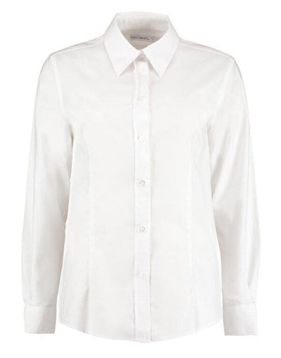 Kustom Kit KK361 Ladies LS Workwear Shirt - White