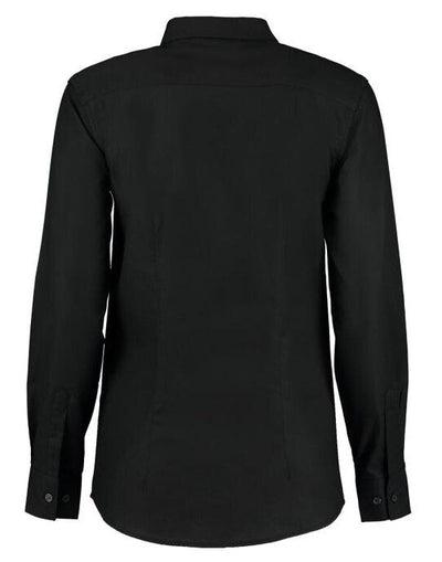 Kustom Kit KK361 Ladies LS Workwear Shirt - Black