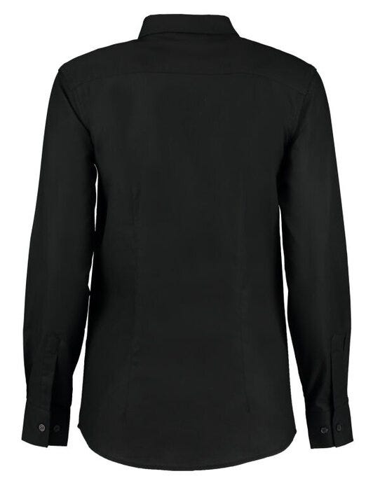 Kustom Kit KK361 Ladies LS Workwear Shirt - Black