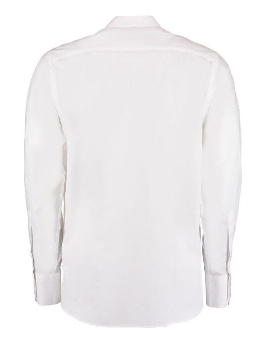 Kustom Kit KK386 Mens LS Tailored City Shirt - White